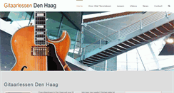 Desktop Screenshot of gitaarlessendenhaag.nl